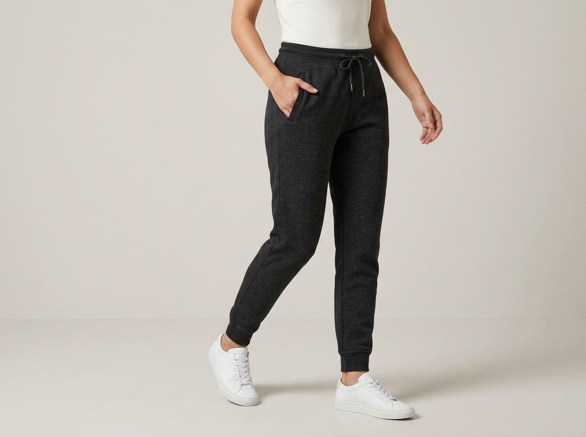 Milltex charcoal heather joggers